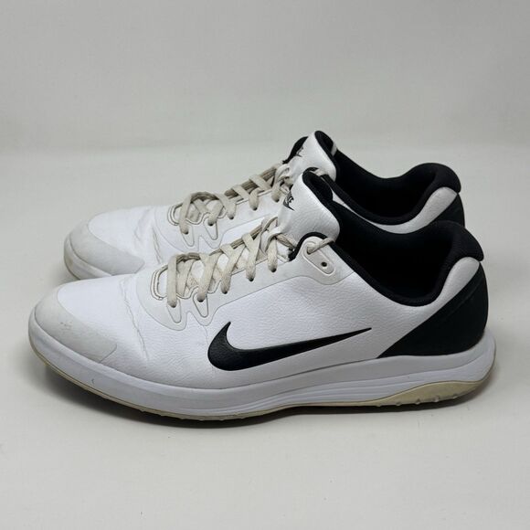 Nike Infinity G Golf Shoes Cleats Mens 12 W Wide White Black Fitsole CT0535-101 main image 12